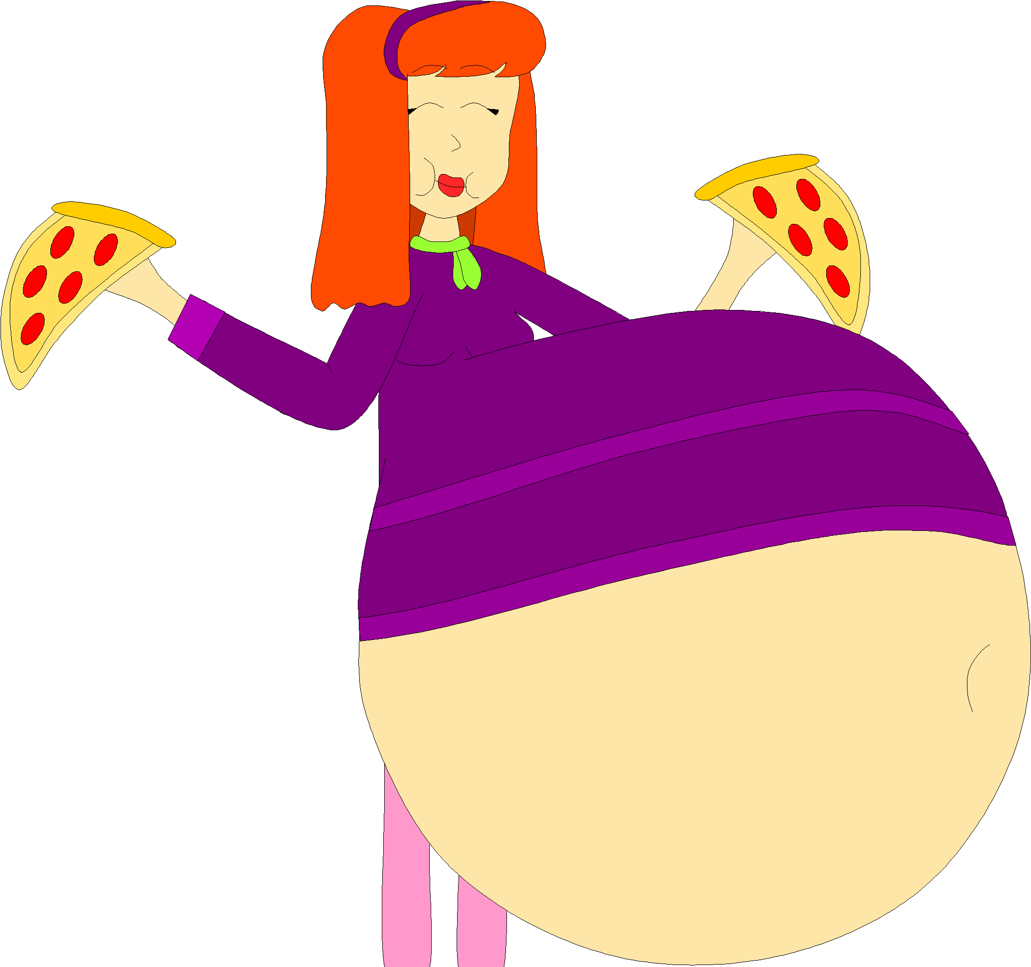 Pizza Stuffing Daphne By Angry-signs - Angry Pizza (2220x2028)