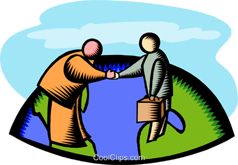 Global Cooperation Royalty Free Vector Clip Art Illustration - Comercio Nacional (480x333)