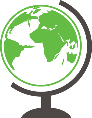 Coutries - Png Earth Vector Logo (310x397)