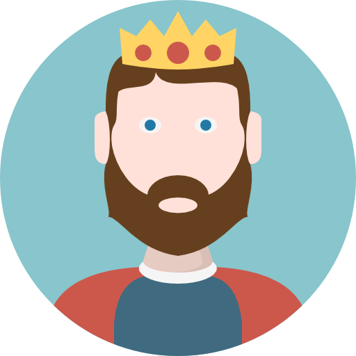 King, People, Man, Avatar, Person, Human Icon - King Icon Png (1024x1024)