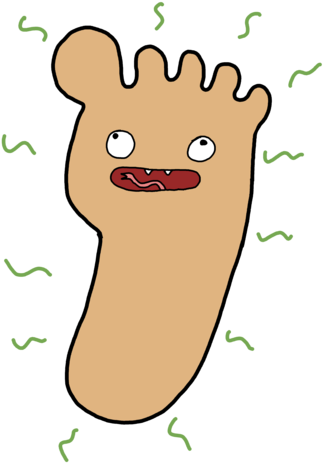 Stinky Foot Guy In Color - Stinky Foot Guy In Color (388x600)