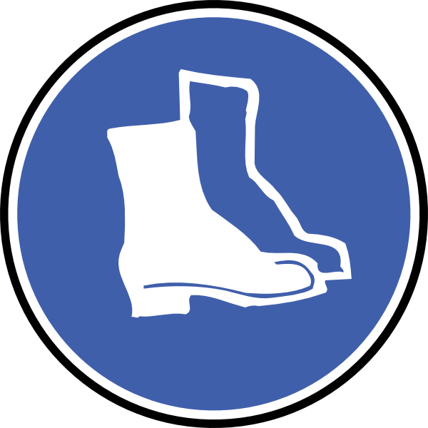 Wear Shoes Clip Art - Steel-toe Boot (600x600)