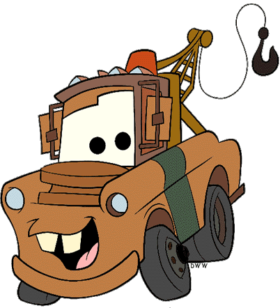 Cars The Movie Clipart - Mater (402x442)