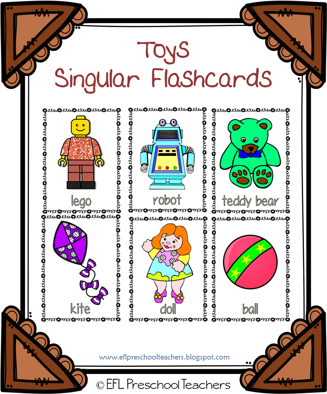 Esl/efl Preschool Teachers - Vocabulary (1125x1362)
