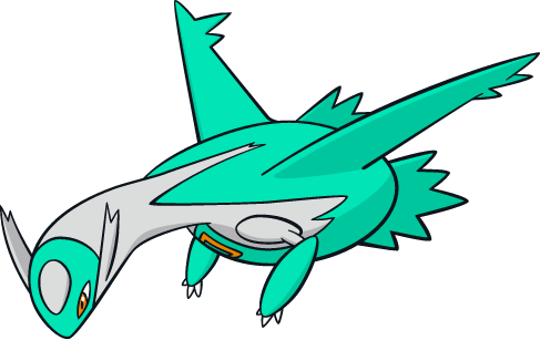Shiny Latios Global Link Art By Trainerparshen - Shiny Latias And Latios (487x307)
