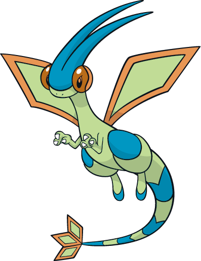 Shiny Flygon Global Link Art By Trainerparshen - Pokemon Shiny Flygon (397x517)