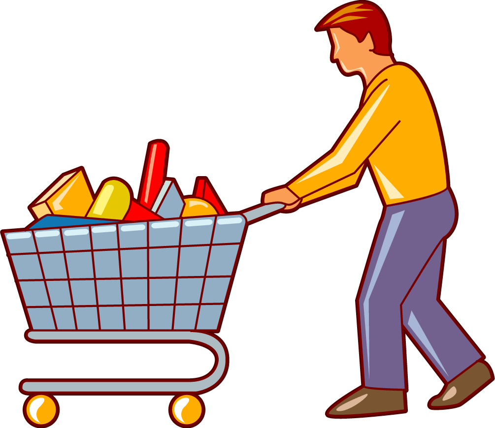 28 Collection Of Push A Cart Clipart High Quality, - Person Pushing  Shopping Cart Clipart - (1005x870) Png Clipart Download, image size:1005x870