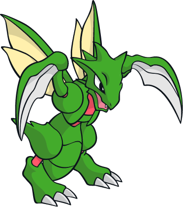 Shiny Scyther Global Link Art By Trainerparshen - Scyther Pokemon (370x418)