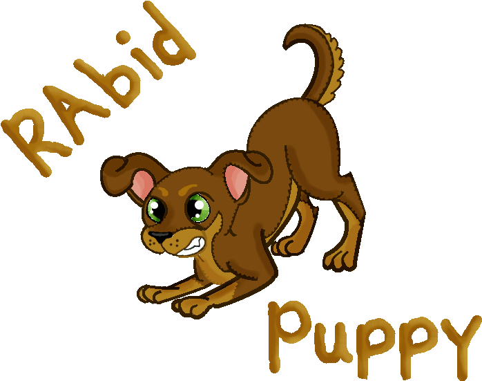 Rabid Puppy Animation By Rabidpuppy101 On Clipart Library - Animated Rabies Gif (800x600)