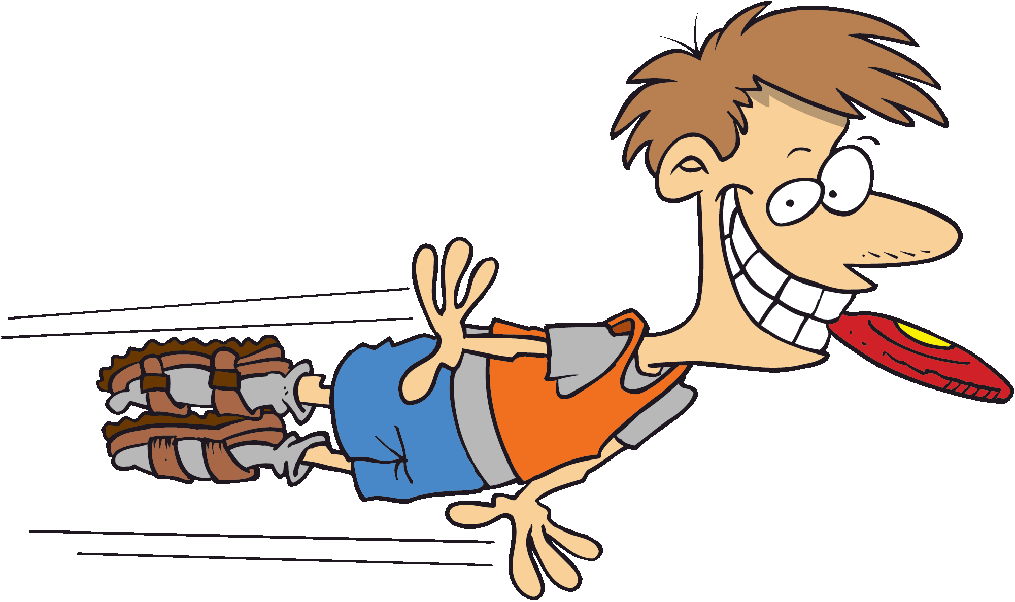Frisbee Clipart Clipart Best - Man Flying Through Air (2000x1187)