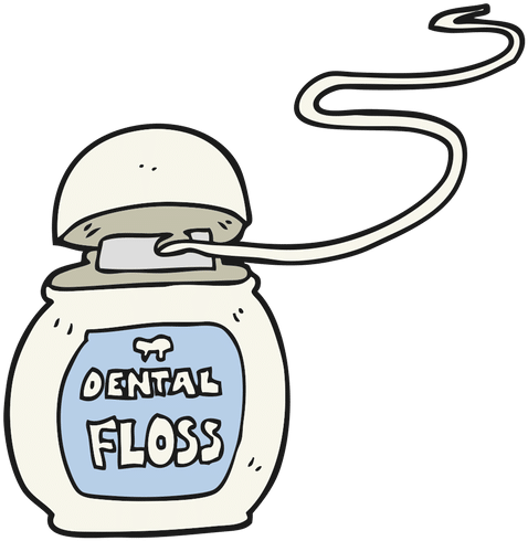 dental floss clipart