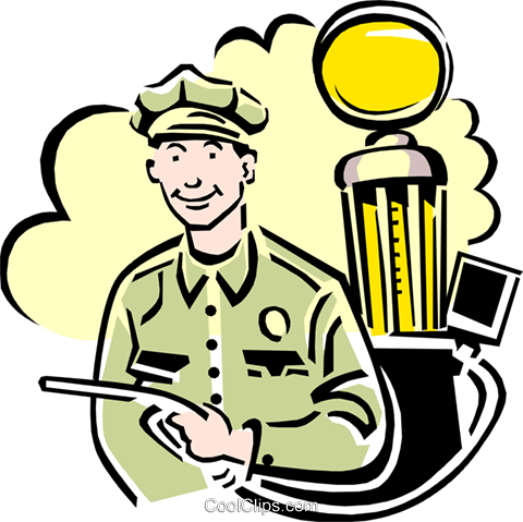 Gas Station Attendant Royalty Free Vector Clip Art - Gas Pump Attendant Clipart (706x700)