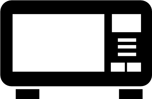 Microwave Oven Icon - Silueta Microondas Png (512x512)