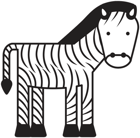 Zebra - Illustration (500x500)