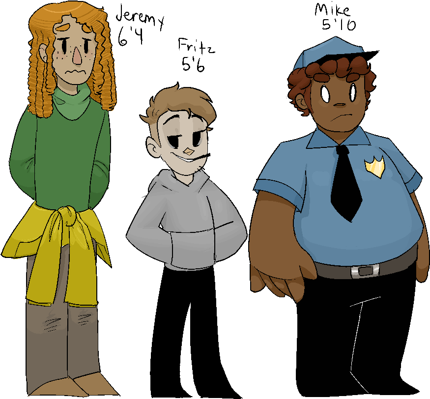 Security Guards By Undeaddoktor - Fanart Fnaf Security Guard (890x850)