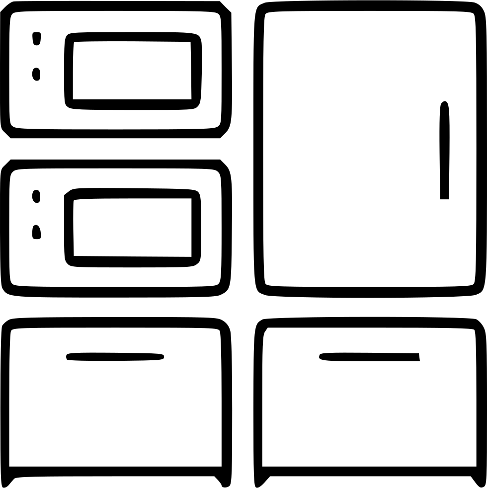 Household Appliances Kitchen Equipment Cooking Microwave - Household Appliances Kitchen Equipment Cooking Microwave (980x982)
