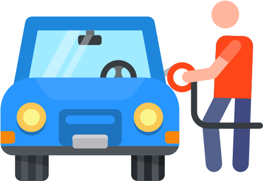 Gas Station Free Icon - Car (512x512)