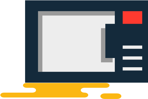Microwave Oven Free Icon - Microwave Oven (512x512)