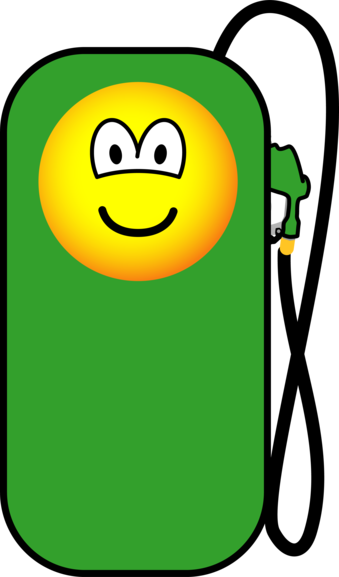 Gas Station Emoticon - Filling Station (339x577)