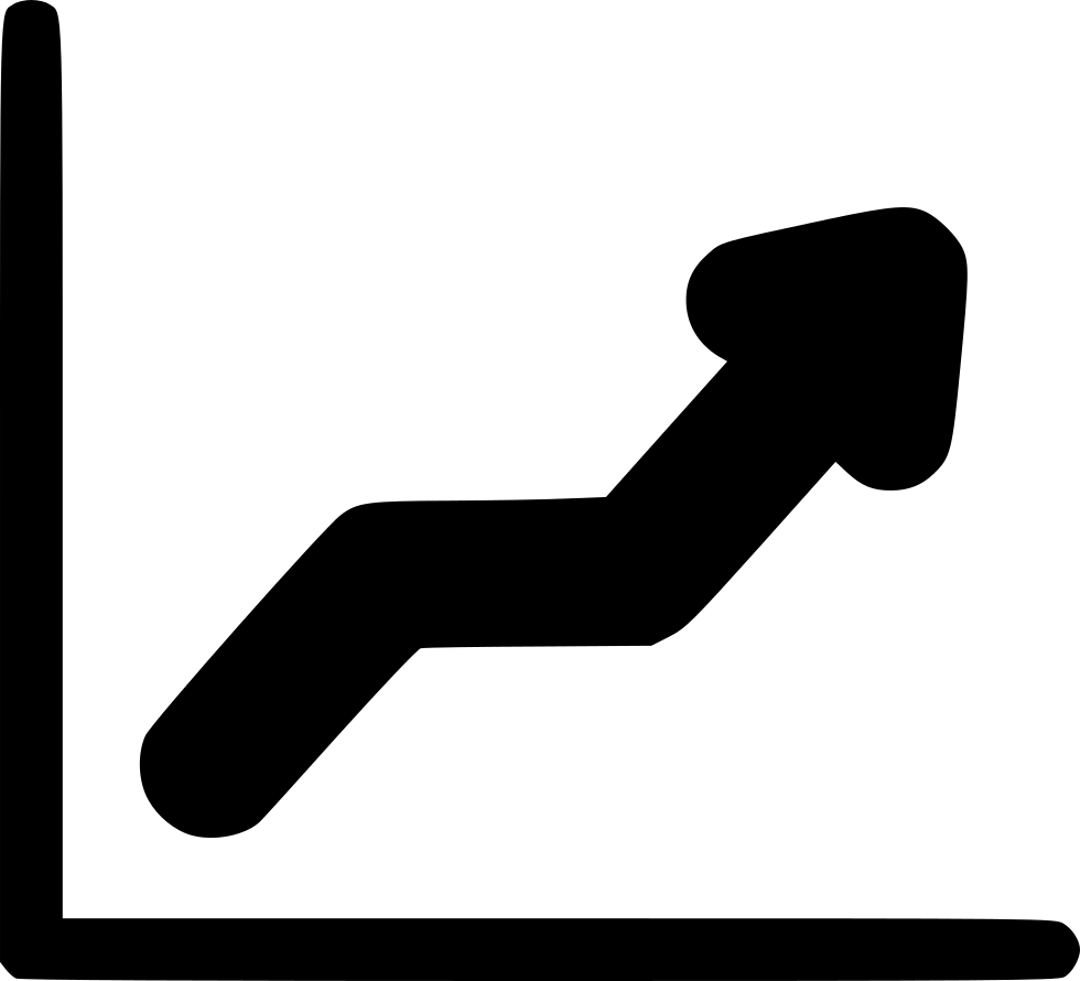 Line Graph Increase Profit Comments - Graph Increase Clipart Png (980x890)