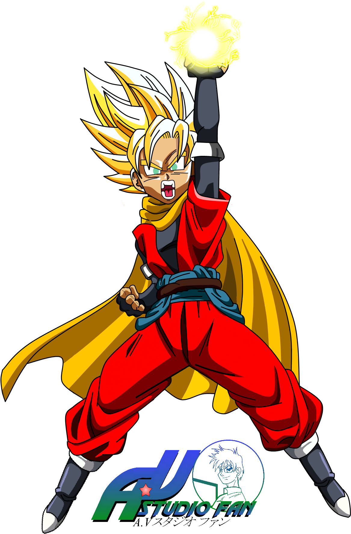 Dbheroes Beet Ssj By A Vstudiofan - Cartoon (1200x1800)