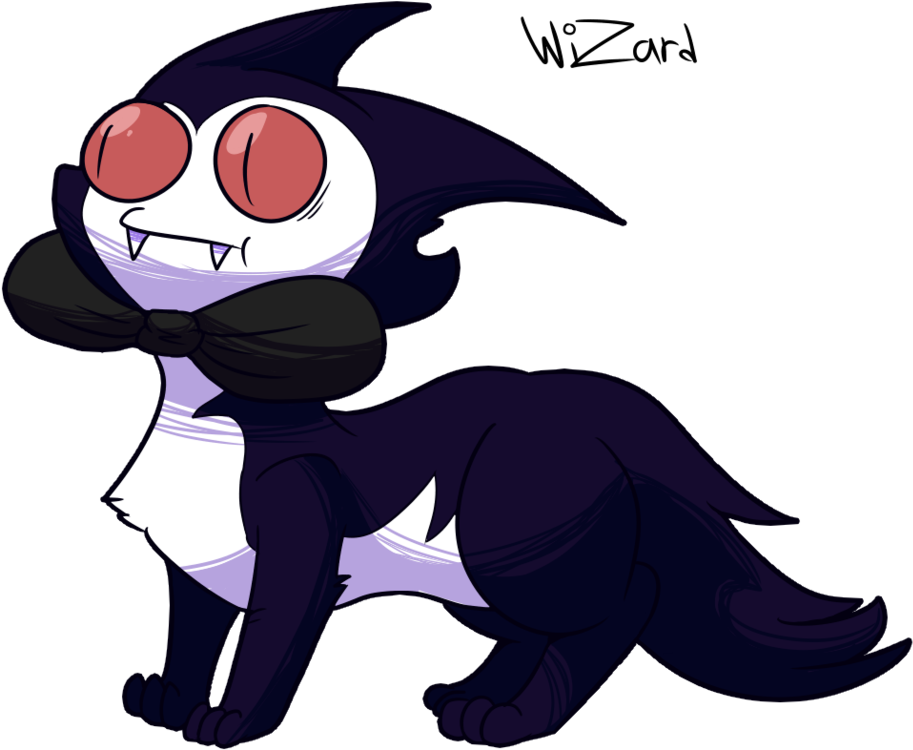 Desty The Vampire Ferret By An Evil Wizard - Cartoon (941x848)