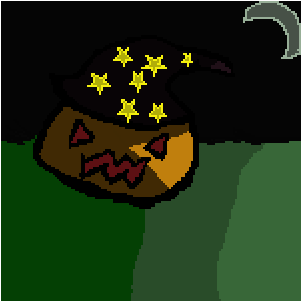 Evil Wizard Pumpkin - Fast Food (400x400)