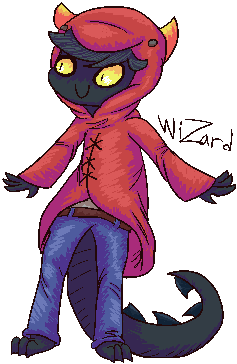 Random Oc Tat By An Evil Wizard - Cartoon (310x425)