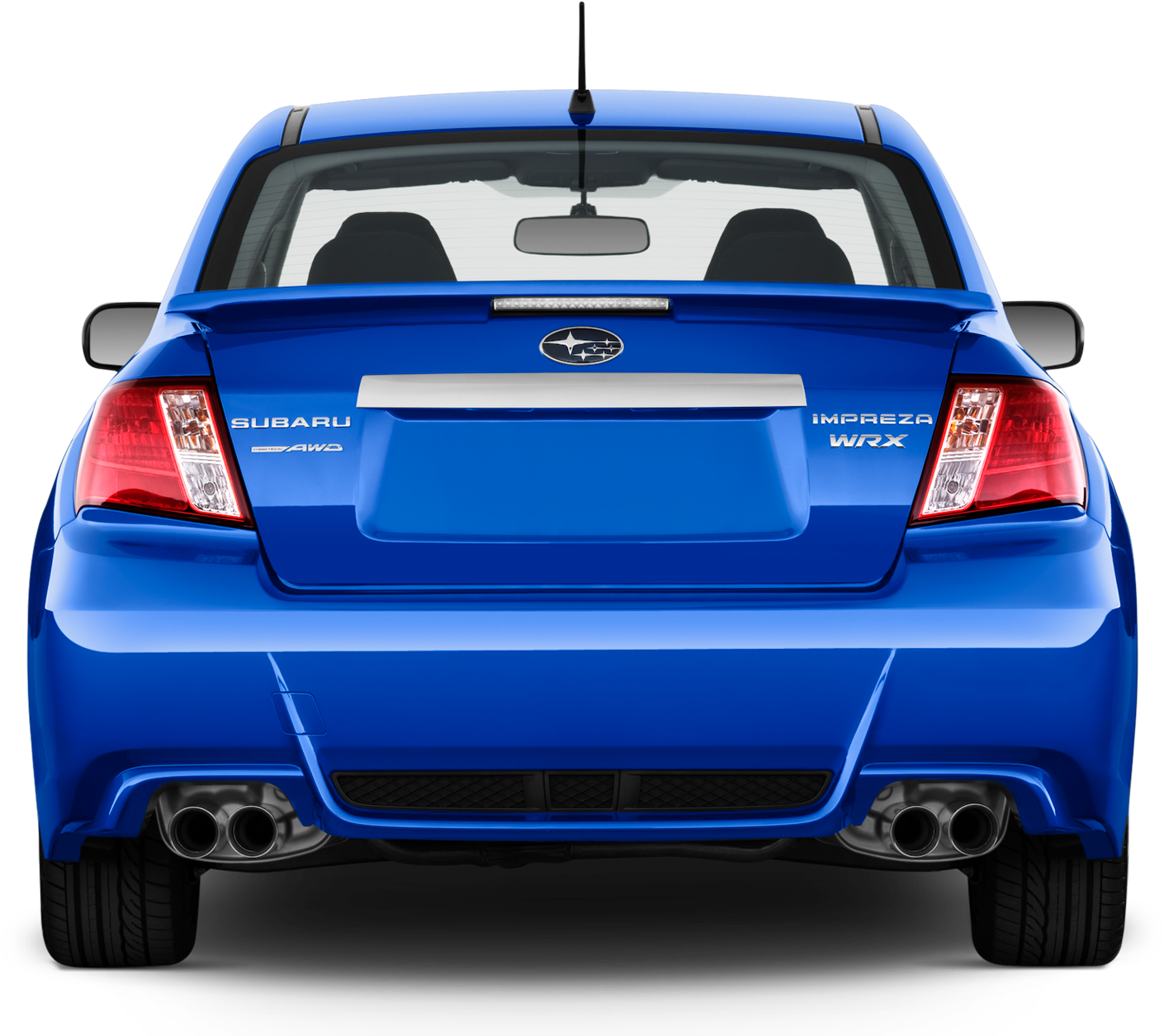 Car Clipart Back View - 2014 Subaru Wrx Rear (2048x1360)
