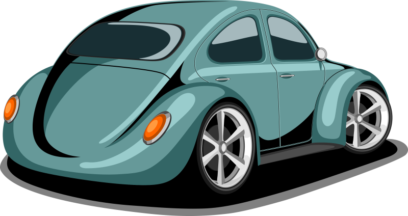 Pin Back Of Car Clipart - Car Abstract Png (800x424)