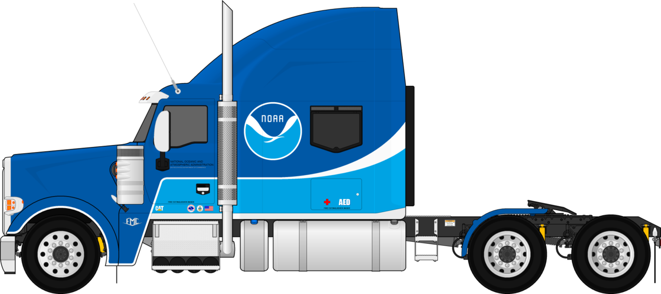 Semi Trailer Truck Side View Png Clipart - Semi Truck Side View (1341x596)