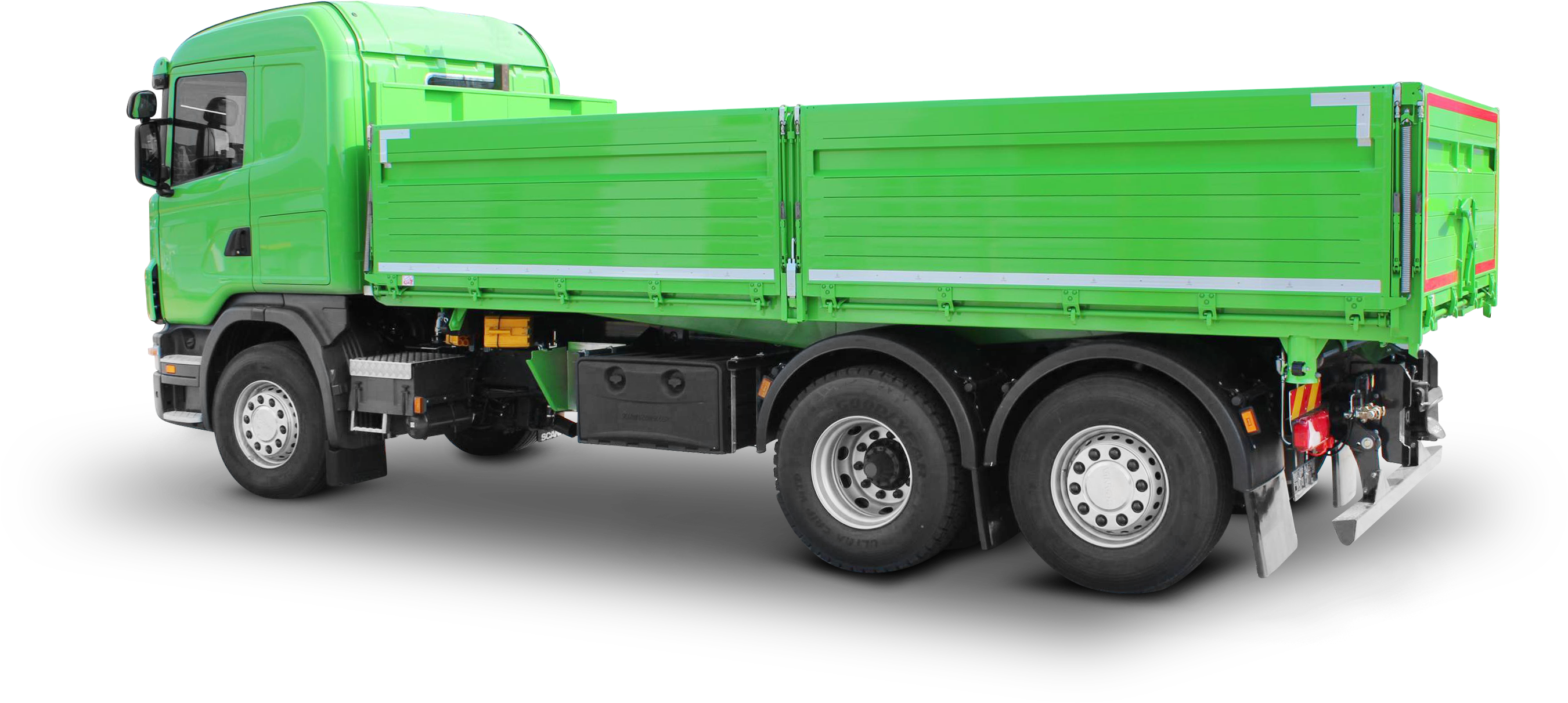 Flatbed Truck Back Png Clipart - Long Truck Png (2820x1500)