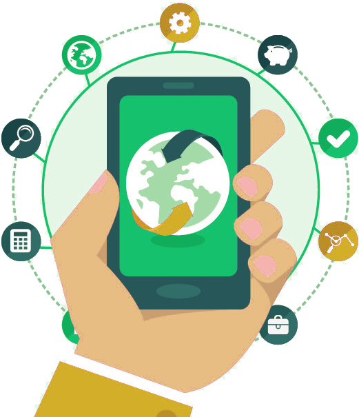 Innovation Clipart Provider - Internet Vector (555x607)