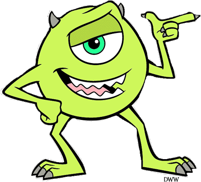 Clip Art - Monster Inc Clip Art (395x386)
