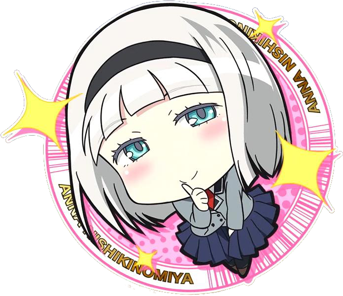 Omiya Face Facial Expression Pink Human Hair Color - Shimoneta Censors (718x617)
