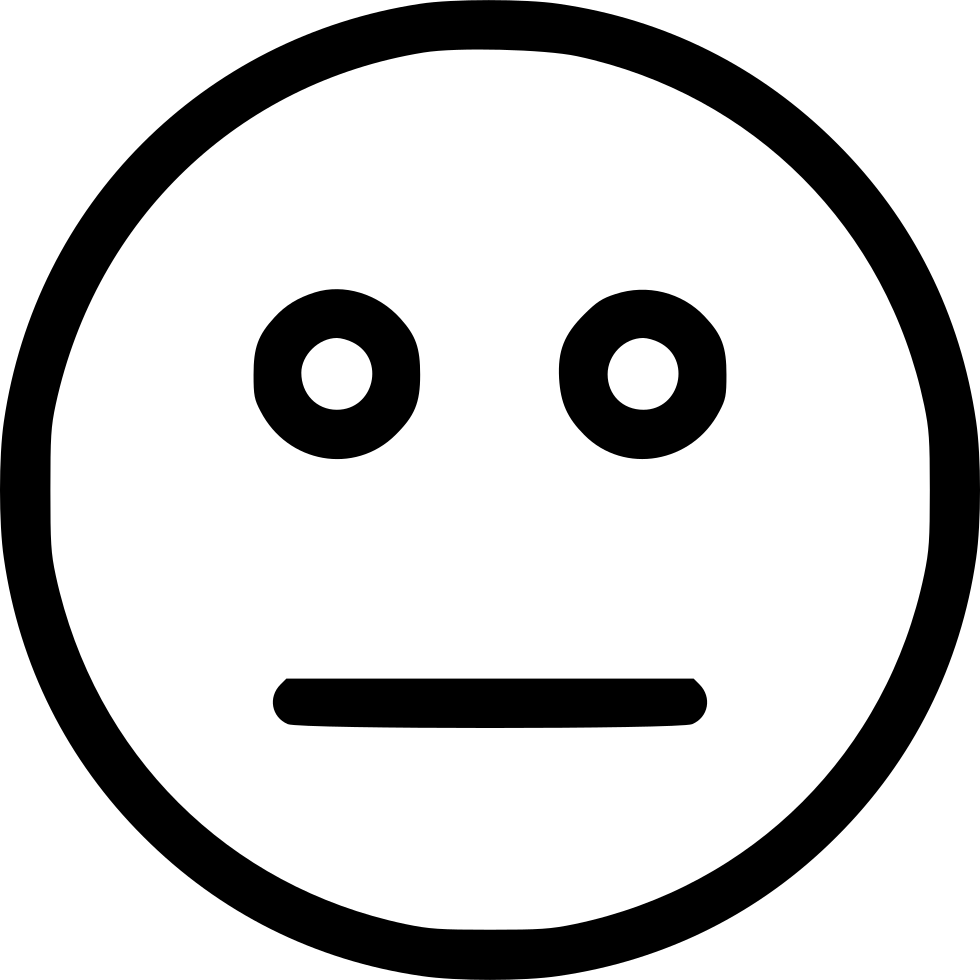 Boring Face Smiley Comments - Boring Smily (980x980)