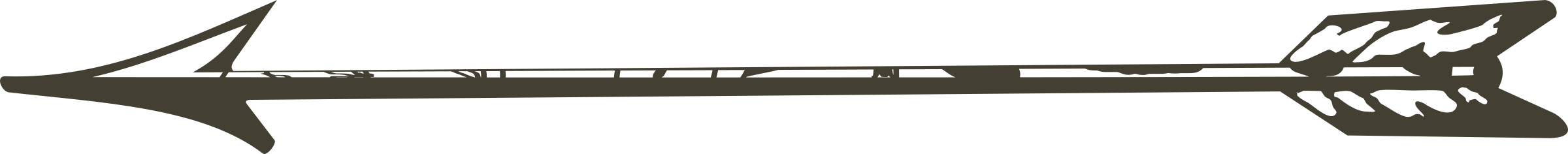 Archery Arrow Clip Art Â€“ Sport Inpiration Gallery - Old Style Arrow (2400x236)