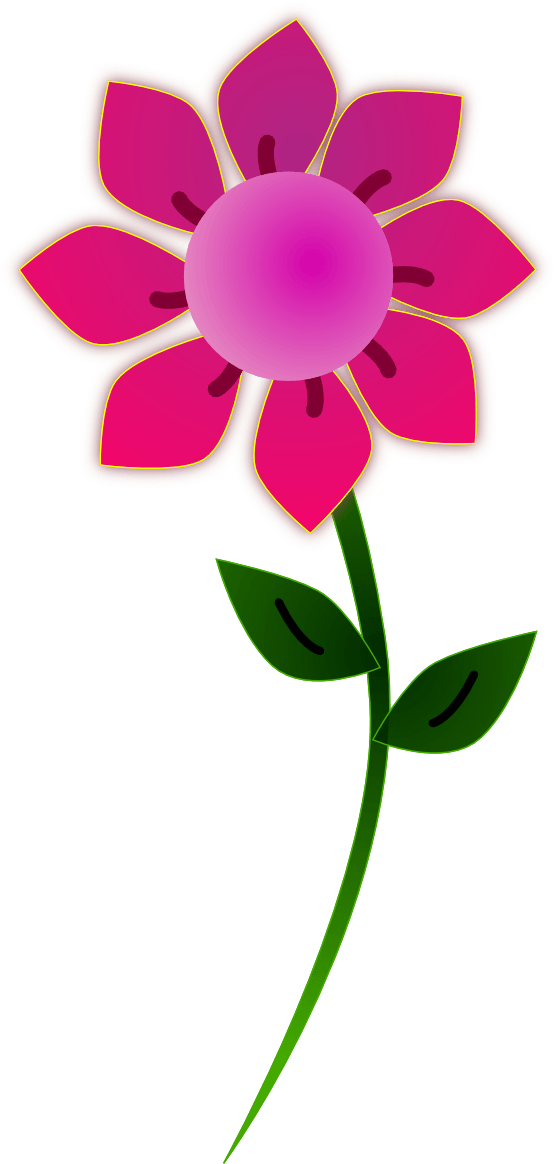 Flower Clip Art Png - Flower Clipart Png (555x1164)