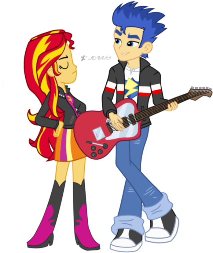 Flashimmer, Equestria Girls, Female, Flashimmer, Flash - Clip Art (768x1024)