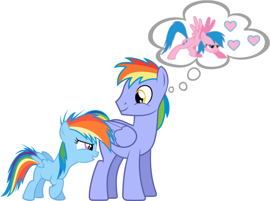 You Remind Me Of Your Mother By Scootaloo24 - Rainbow Dash As A Filly (1024x683)