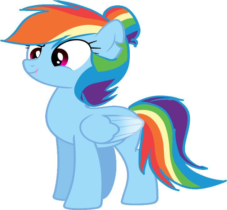 Sticker Other Rainbow Dash My Little Pony Mlp Bleu - Rainbow Dash (914x686)