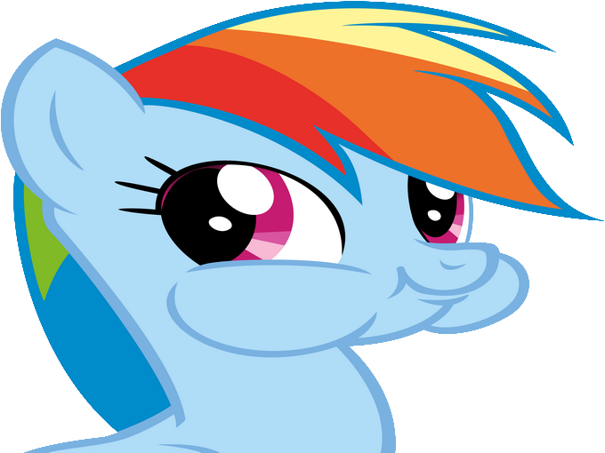 Sticker Other Rainbow Dash My Little Pony Poney Avale - Twilight Sparkle (680x510)