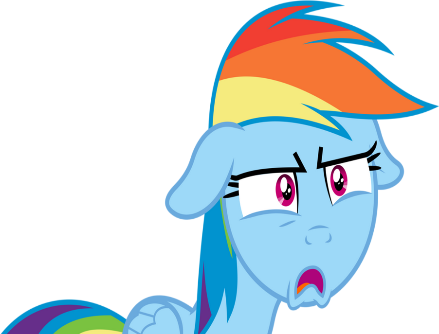 Sticker Other Rainbow Dash My Little Pony Mlp Bleu - Mlp Rainbow Dash Faces (914x686)