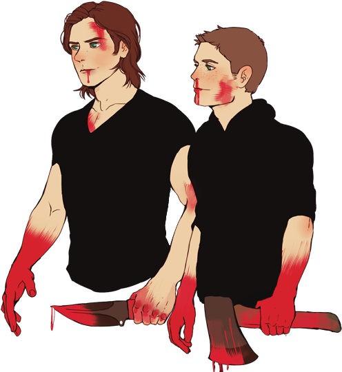 “we Serial Killers Are Your Sons - Illustration (500x556)