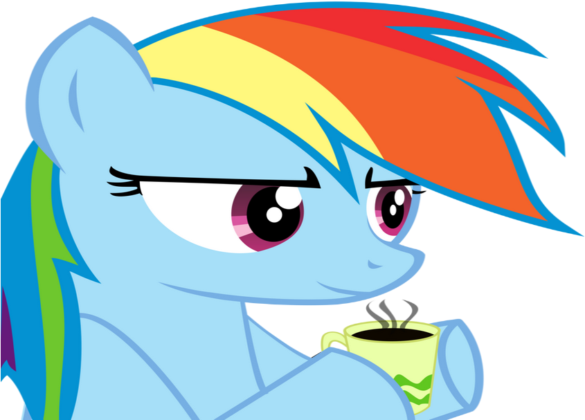 Sticker Other Rainbow Dash My Little Pony Mlp Bleu - Rainbow Dash Vector 13 (914x686)