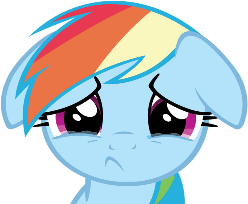 Sticker Other Rainbow Dash My Little Pony Mlp Bleu - You Don T Like Ponies (914x686)
