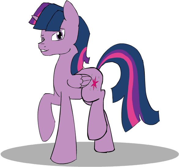 Download - My Little Pony Walking Gif (600x600)