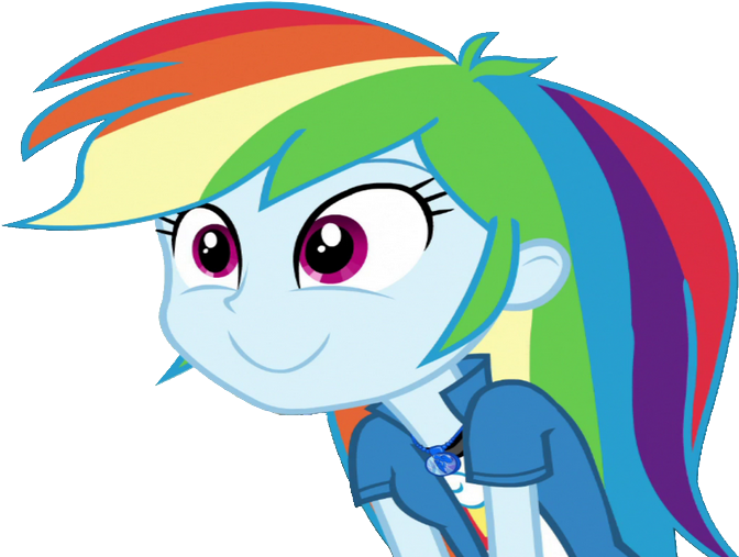 Sticker Other Rainbow Dash My Little Pony Equestria - Cartoon (680x510)