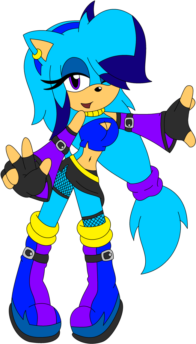 Mando The Hedgehog New Style Digital X3 By Crazzy-glazi - Cartoon (900x1200)