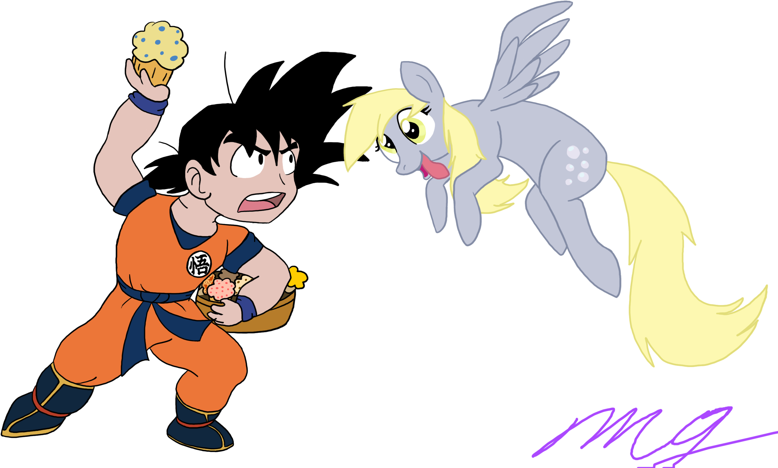 Mjangelvortex, Blep, Crossover, Derpibooru Exclusive, - Cartoon (2776x1644)
